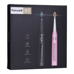 Electric Toothbrush Fairywill 507 black&pink