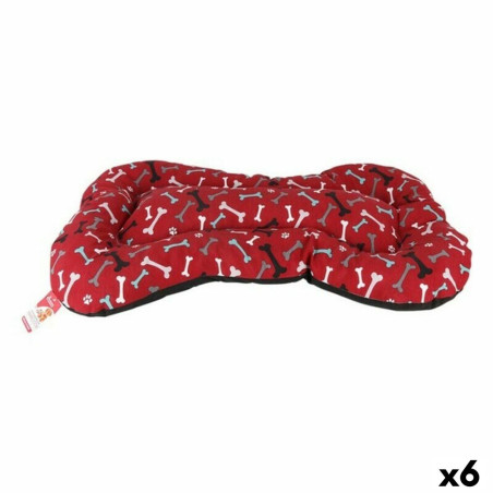 Pet bed MCT mascotas 70 x 100 cm Textile Bones 90 x 60 x 7 cm (6 Units)