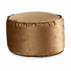 Pouffe Velvet Brown 60 x 39 x 60 cm (2 Units)