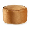 Pouffe Velvet Beige 60 x 39 x 60 cm (2 Units)