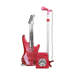 Baby Guitar Reig Microphone Red