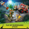 Playset Lego Jurassic Park 30th Anniversary 76958 Dilophosaurus Ambush 211 Pieces