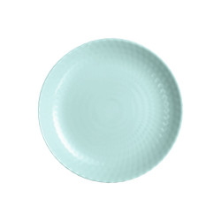 Dessert dish Luminarc Pampille Turquoise Glass (19 cm) (24 Units)