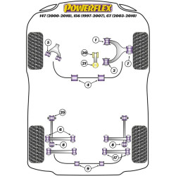 Silentblock Powerflex PFR1-819-14 Reinforcement Bar (2 Units)