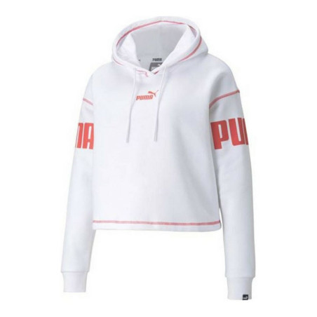 Women’s Hoodie Puma Power Hoodie Fl White