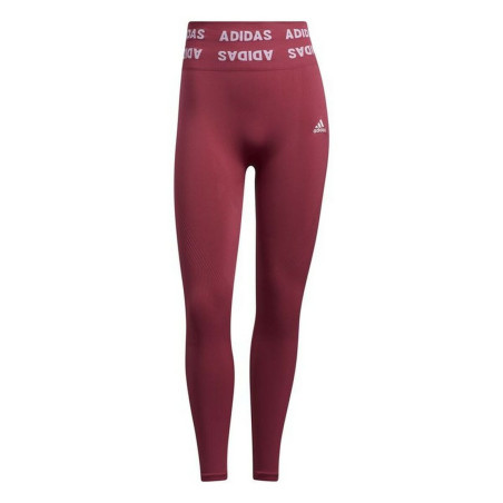 Sport leggings for Women Adidas Aeroknit High-Rise Red