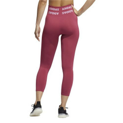 Sport leggings for Women Adidas Aeroknit High-Rise Red