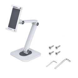 Tablet Mount Startech ADJ-TABLET-STAND-W White