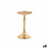 Candle Holder Golden Aluminium 10 x 17 x 8,5 cm (8 Units)