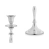 Candle Holder Silver Aluminium 4,5 x 23 x 8 cm (8 Units)