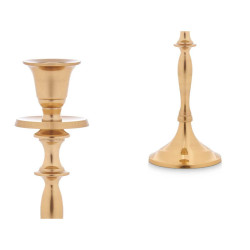 Candle Holder Golden Aluminium 4,5 x 23 x 8 cm (8 Units)