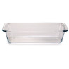 Baking tray Borcam Transparent Borosilicate Glass Sponge cake With handles (12 Units)