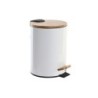 Pedal bin DKD Home Decor Natural White 3 L Oriental