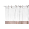 Shower Curtain Transparent 180 x 180 cm Beige Plastic PEVA (12 Units)