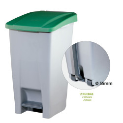 Recycling Waste Bin Denox Green 60 L 38 x 49 x 70 cm