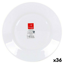 Flat Plate Bormioli Toledo Ø 25 x 2 cm (36 Units)