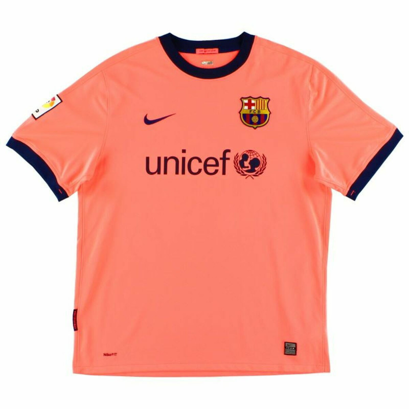 Football T-Shirt Nike Futbol Club Barcelona 10-11 Away (Third Kit) Replica