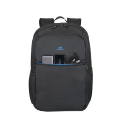 Laptop Backpack Rivacase Regent 8069 Black Cyan Monochrome