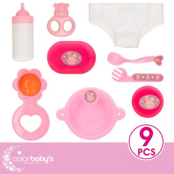 Baby Doll Colorbaby Soft 32 cm 10 Pieces 21 x 32 x 9 cm 4 Units