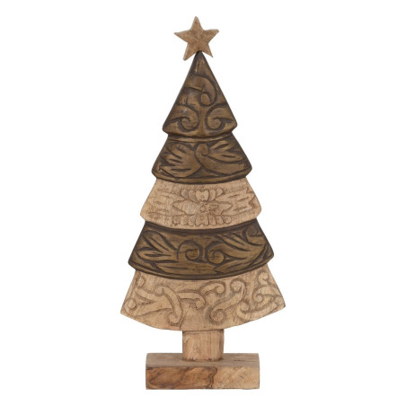 Christmas bauble Brown Mango wood Christmas Tree 23,5 x 9 x 50 cm