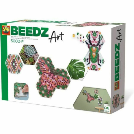 Mosaic SES Creative Beedz Art - Hex tiles Botánica (FR)