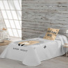 Bedspread (quilt) Popcorn Nordic Urchin Ice 200 x 260 cm