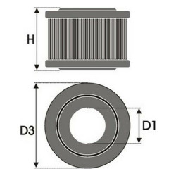 Air filter Green Filters R434000