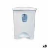 Pedal bin White Plastic 10 L (8 Units)