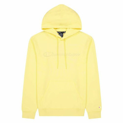 Men’s Hoodie Champion Script Logo Hoodie M Yellow