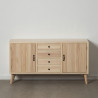 Sideboard MARIE Natural Wood 140 x 40 x 76 cm DMF