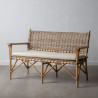 Sofa 124,5 x 70 x 80 cm Natural Rattan