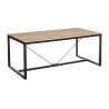 Dining Table Atmosphera Edena Natural Brown Acacia (180 x 90 x 75 cm)