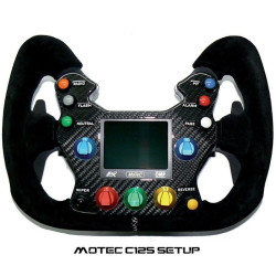 Racing Steering Wheel OMP OMPOD/2044/N Black Ø 31,5 cm