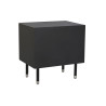 Nightstand DKD Home Decor Black Grey Bone Resin MDF Wood (50 x 35 x 51 cm)