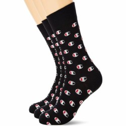 Socks Champion Crew All Over Black