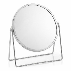 Magnifying Mirror Confortime Silver 17 cm (12 Units)