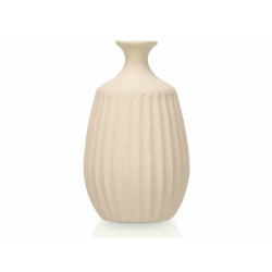 Vase Beige Ceramic 19 x 31 x 19 cm (4 Units) Stripes