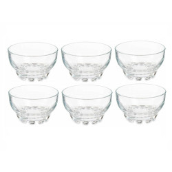 Set of bowls Karaman Transparent Glass 275 ml (8 Units)