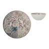 Bowl La Mediterránea Grecia Porcelain Blue Brown Ø 16 x 7 cm (24 Units)