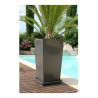 Planter Riviera Nuance Grey Squared 29 x 29 x 52 cm 29 x 29 cm