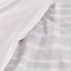 Duvet cover set TODAY Lines Light grey 220 x 240 cm 3 Pieces