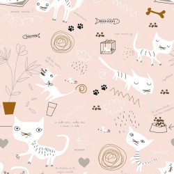 Bedspread (quilt) Panzup Cats 4 250 x 260 cm