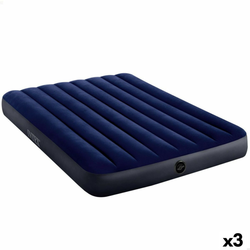 Air Bed Intex CLASSIC DOWNY 137 x 25 x 191 cm (3 Units)