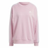 Women’s Sweatshirt without Hood Adidas Studio Lounge 3 bandas Pink