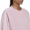 Women’s Sweatshirt without Hood Adidas Studio Lounge 3 bandas Pink