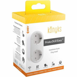 2-socket plugboard without power switch Konyks Priska Duo Easy Wi-Fi 16 A