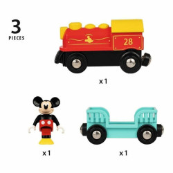 Playset Brio Micky Mouse Battery Train 3 Pieces