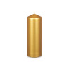 Candle Golden 7 x 20 x 7 cm (12 Units)