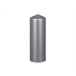 Candle Silver 7 x 20 x 7 cm (12 Units)