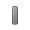 Candle Silver 7 x 20 x 7 cm (12 Units)